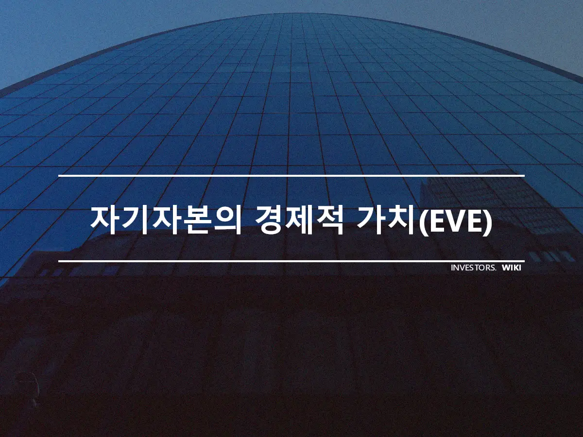 자기자본의 경제적 가치(EVE)