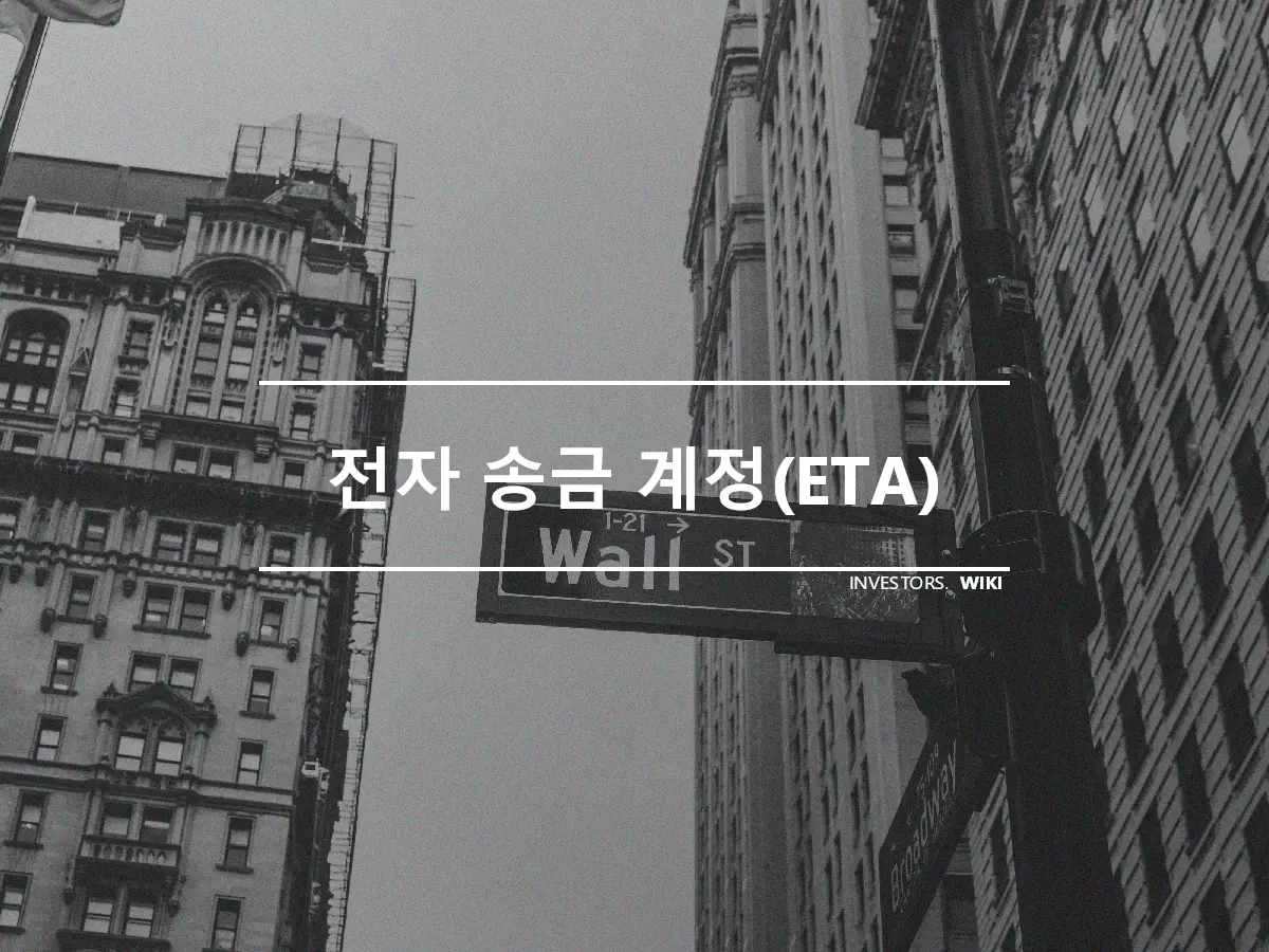 전자 송금 계정(ETA)