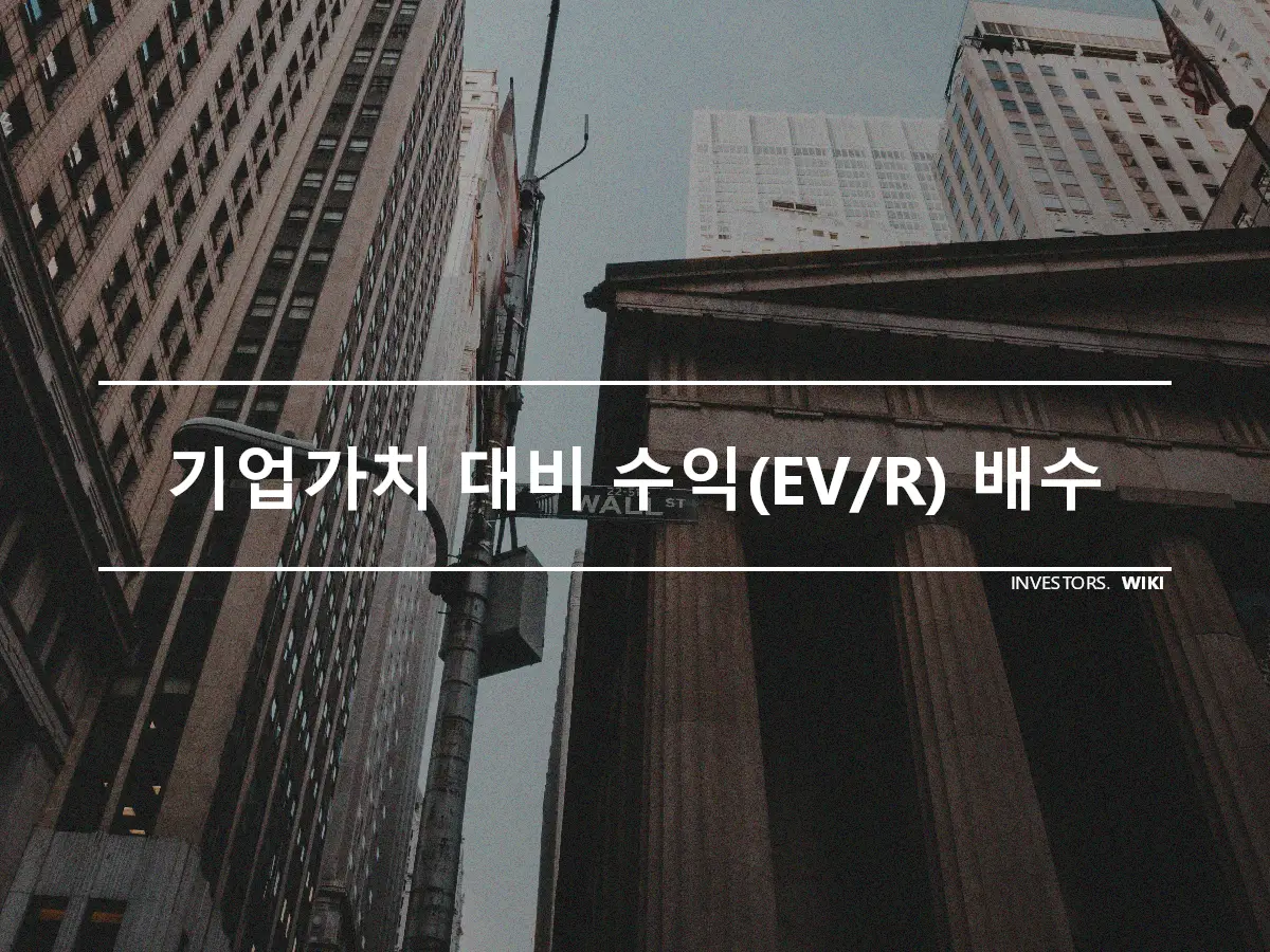 기업가치 대비 수익(EV/R) 배수