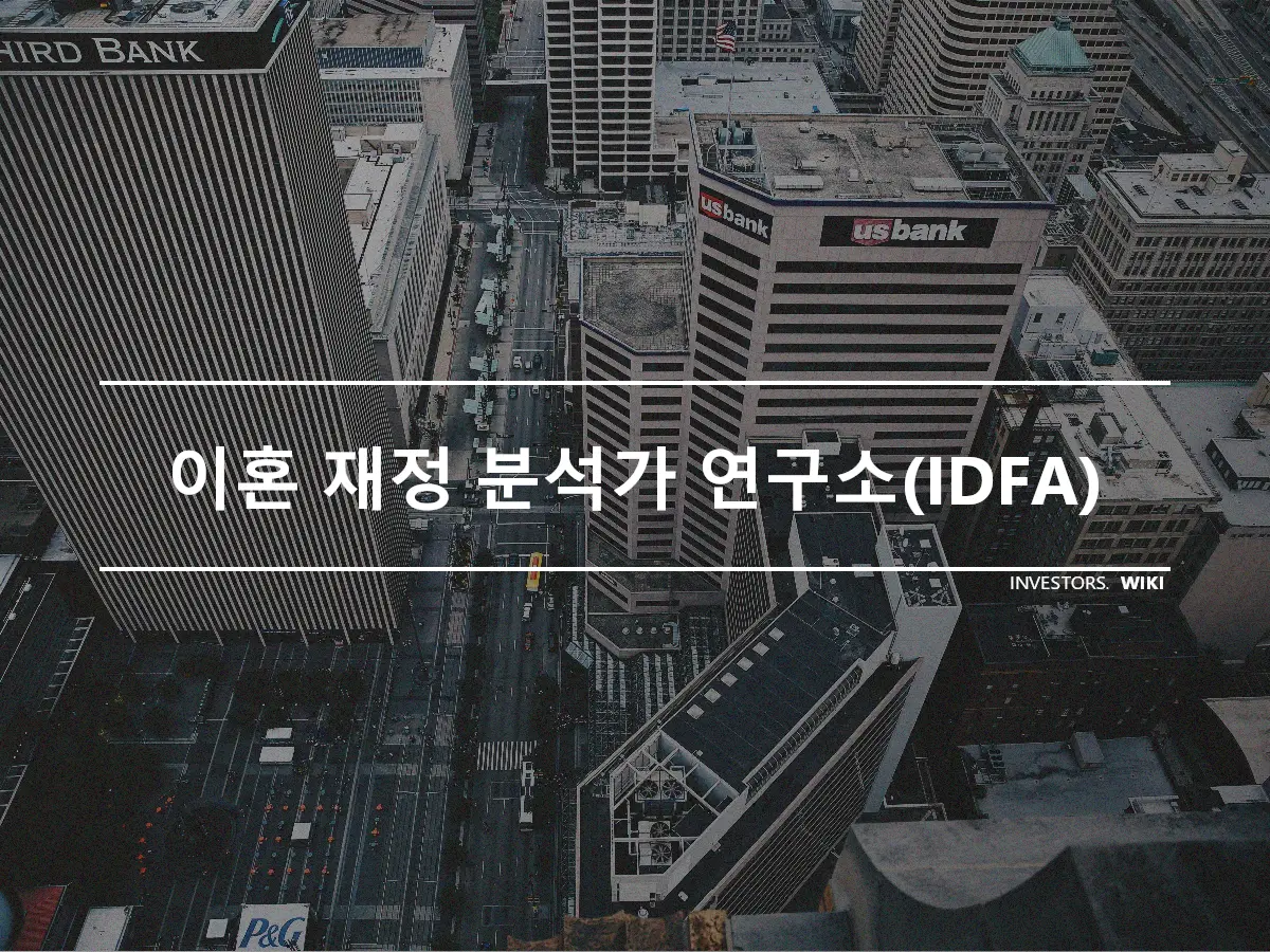 이혼 재정 분석가 연구소(IDFA)