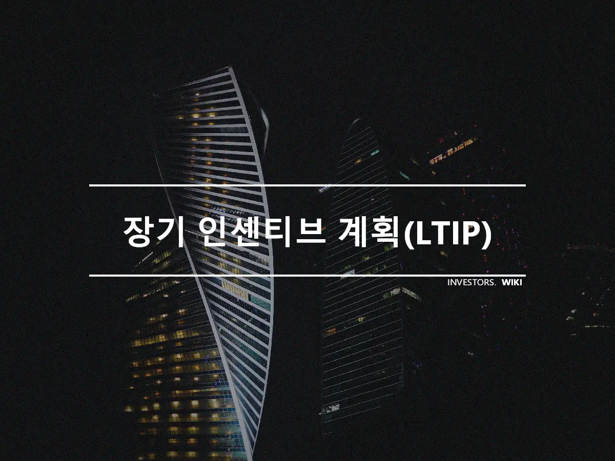 장기 인센티브 계획(LTIP)