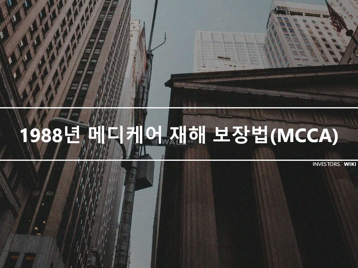 1988년 메디케어 재해 보장법(MCCA)