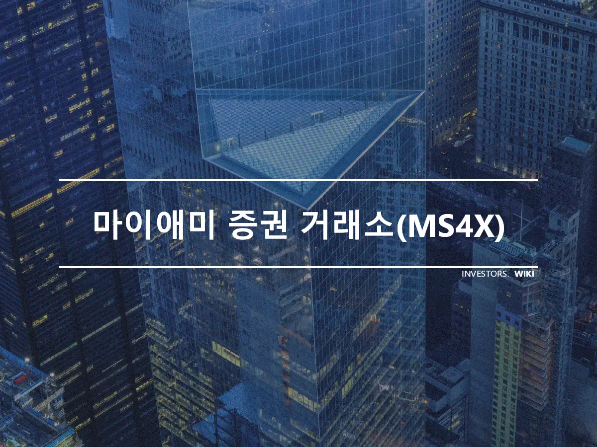 마이애미 증권 거래소(MS4X)