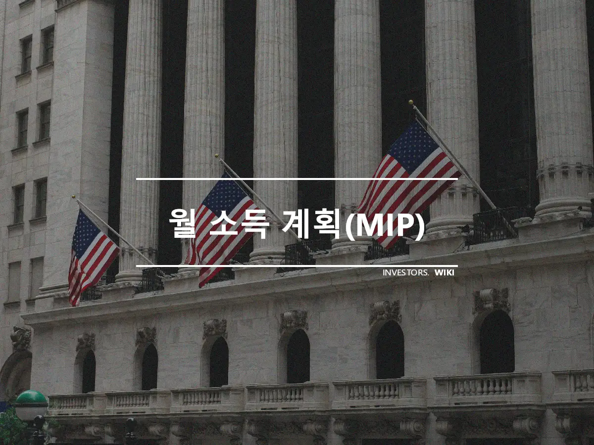 월 소득 계획(MIP)