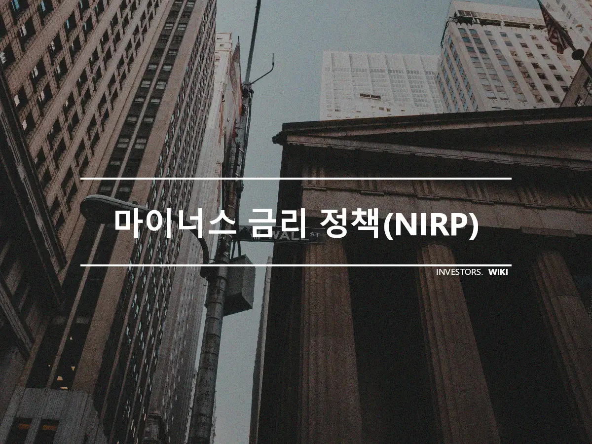 마이너스 금리 정책(NIRP)