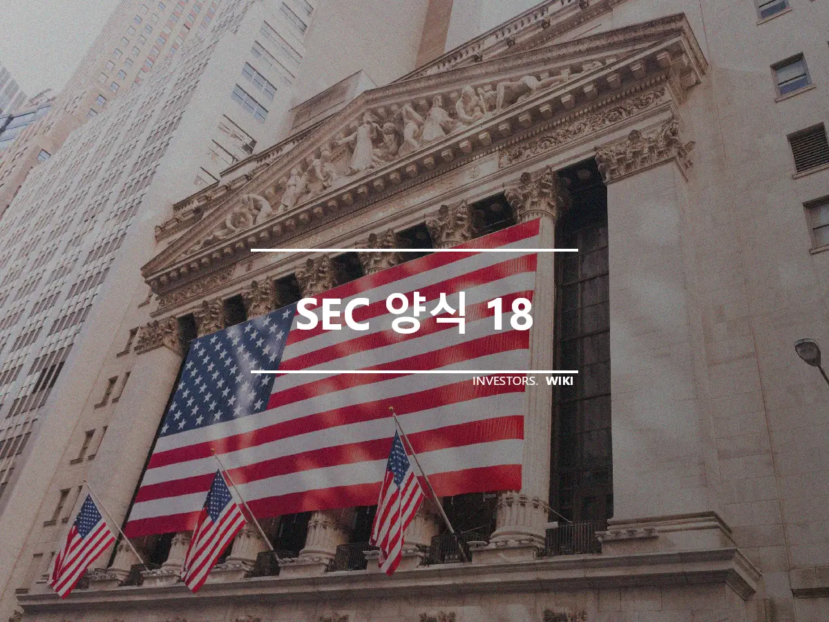 SEC 양식 18