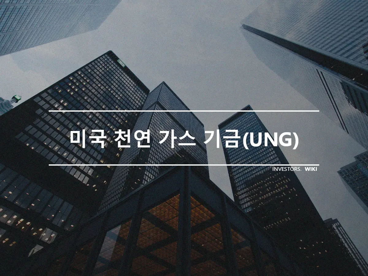 미국 천연 가스 기금(UNG)