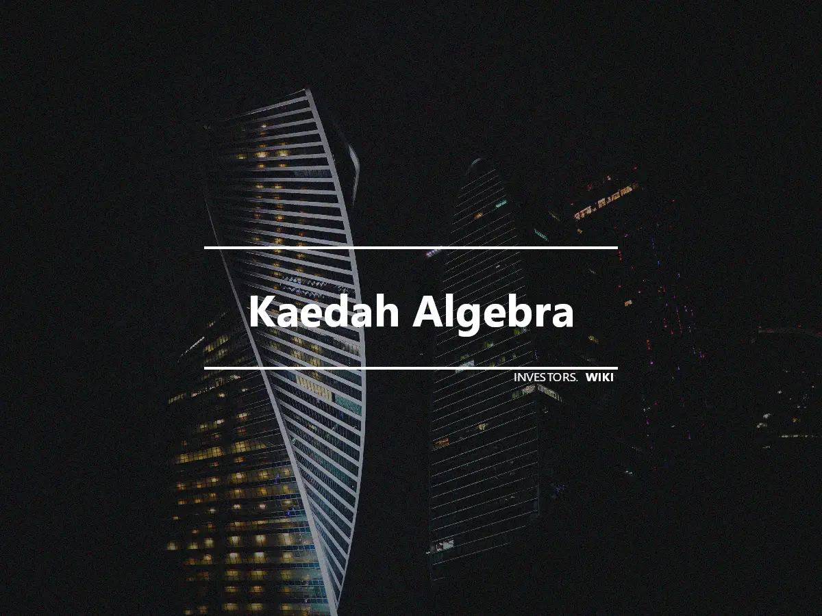 Kaedah Algebra