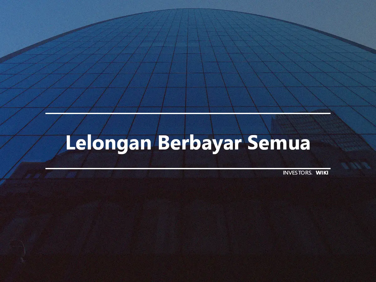 Lelongan Berbayar Semua