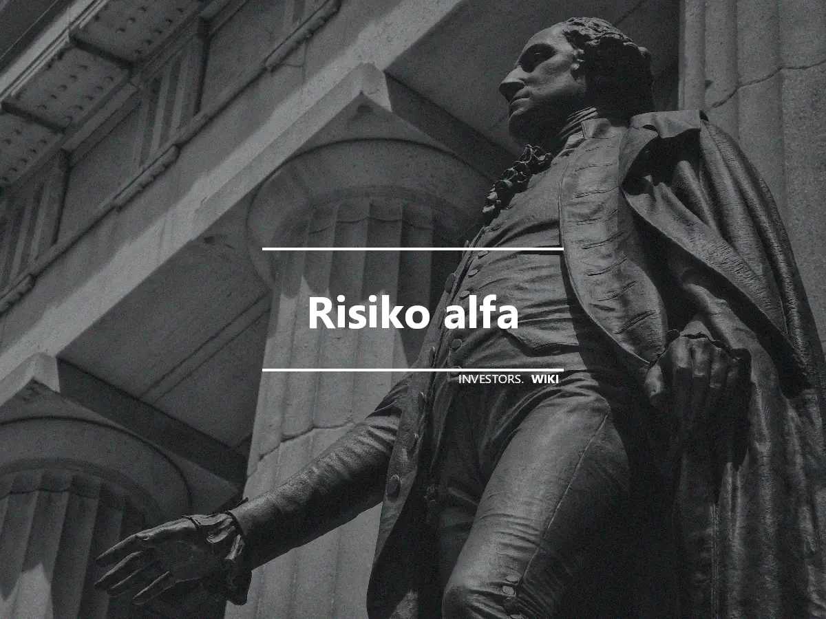 Risiko alfa