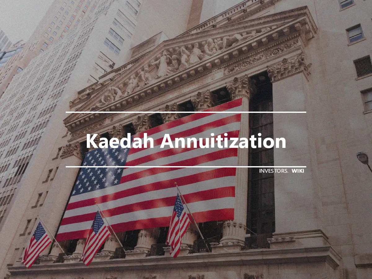 Kaedah Annuitization