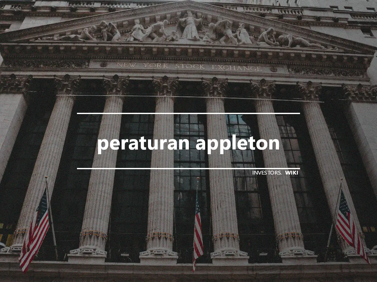 peraturan appleton