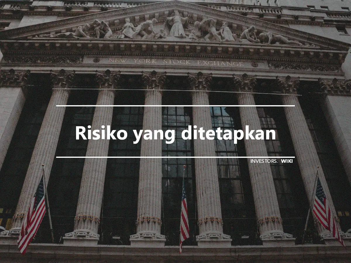 Risiko yang ditetapkan