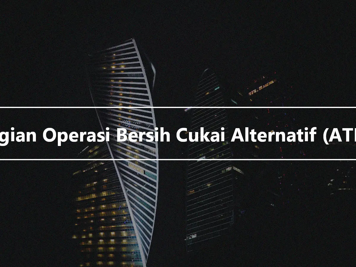 Kerugian Operasi Bersih Cukai Alternatif (ATNOL)