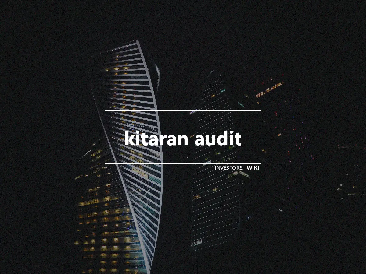 kitaran audit