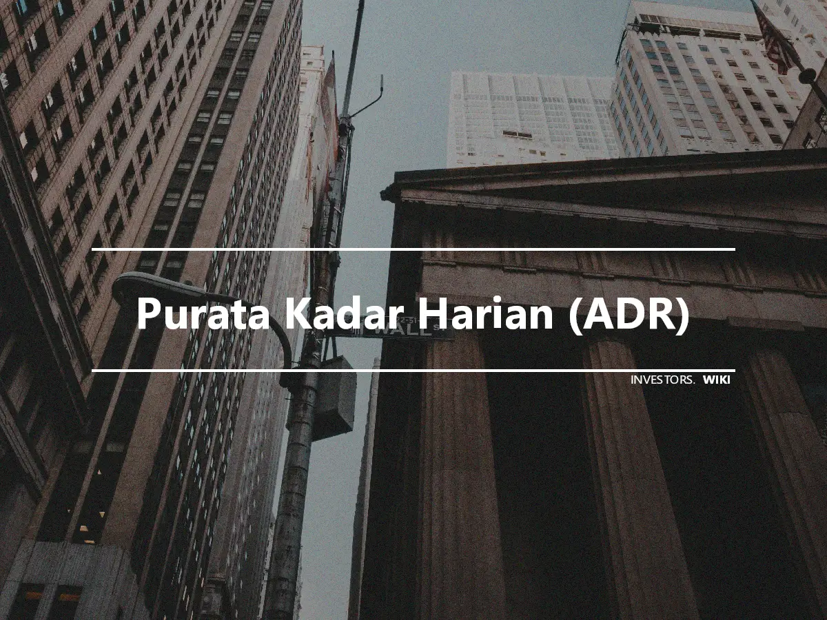 Purata Kadar Harian (ADR)