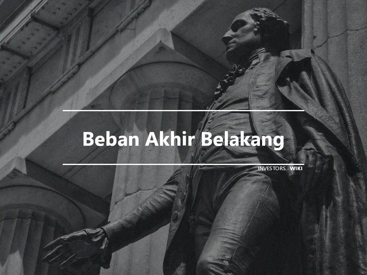 Beban Akhir Belakang