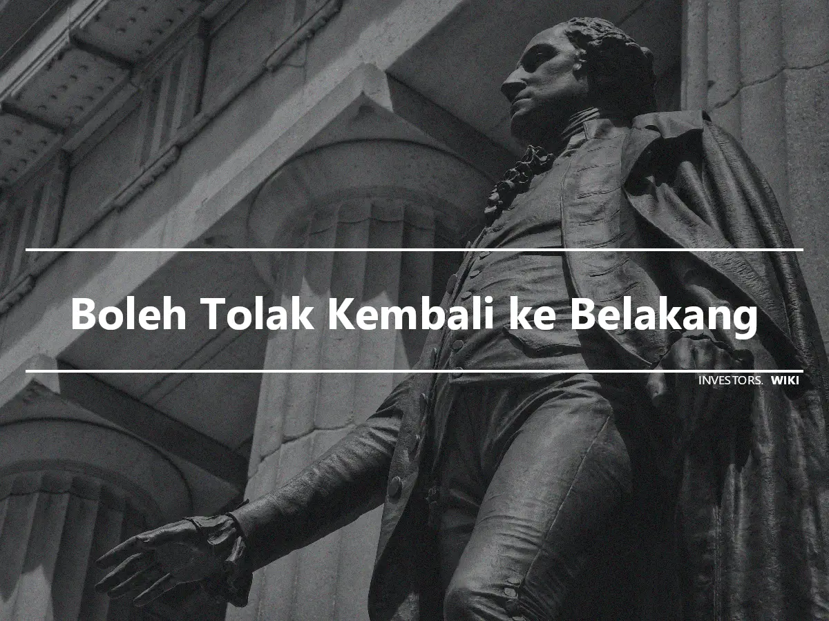 Boleh Tolak Kembali ke Belakang