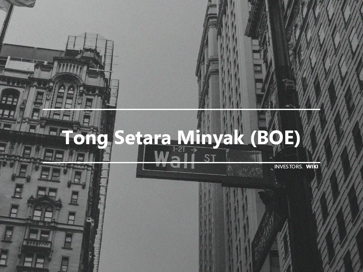Tong Setara Minyak (BOE)