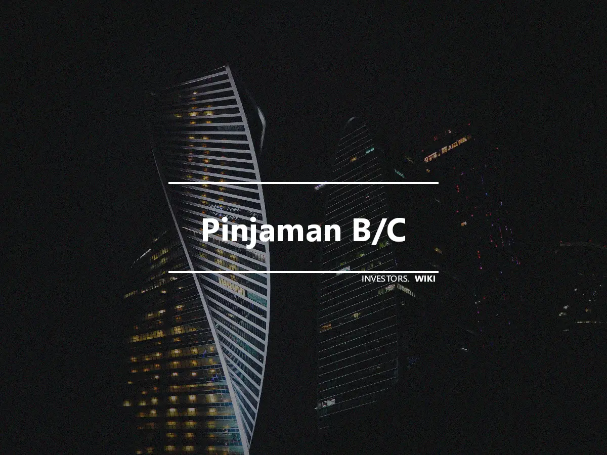 Pinjaman B/C