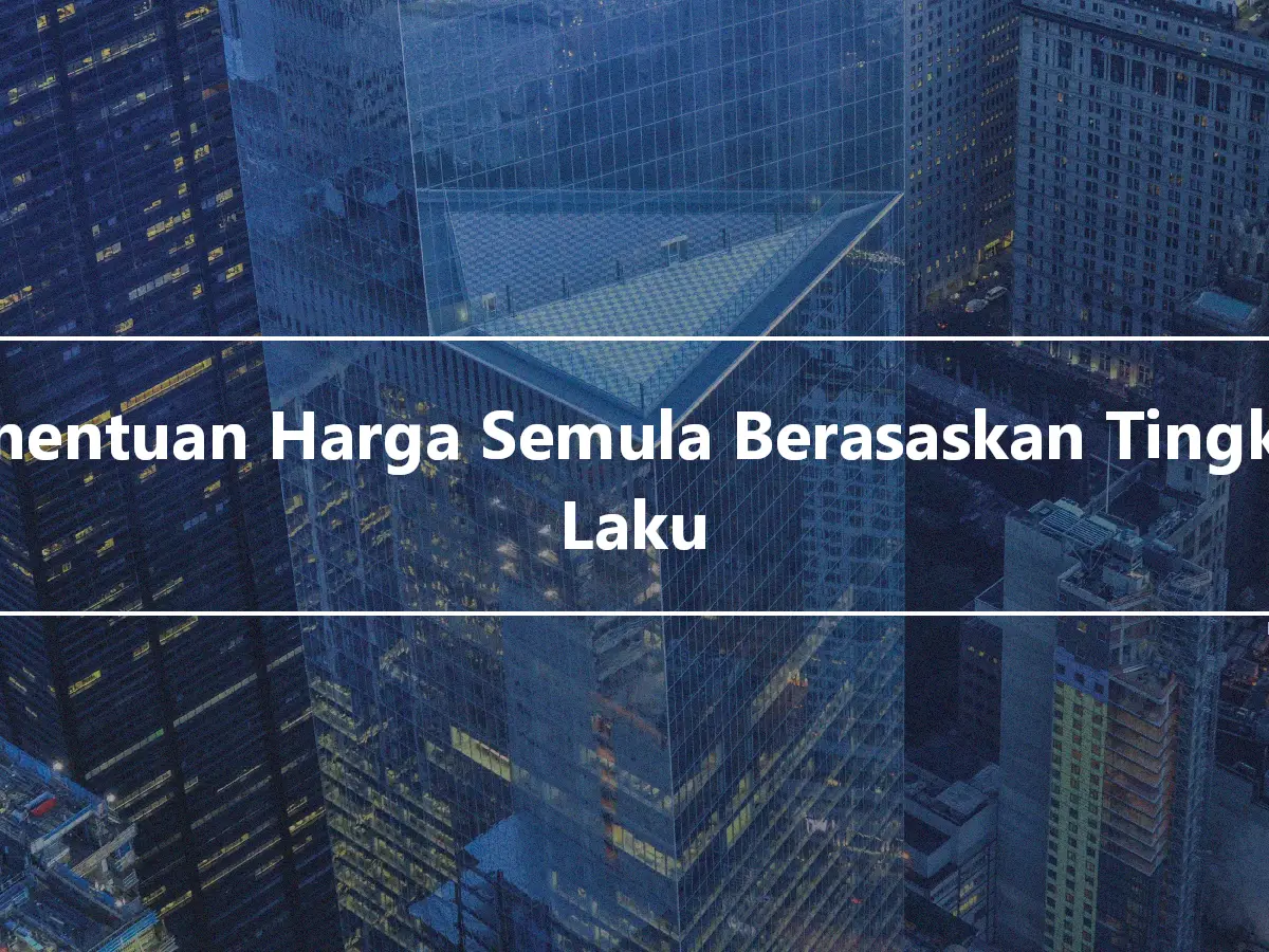 Penentuan Harga Semula Berasaskan Tingkah Laku