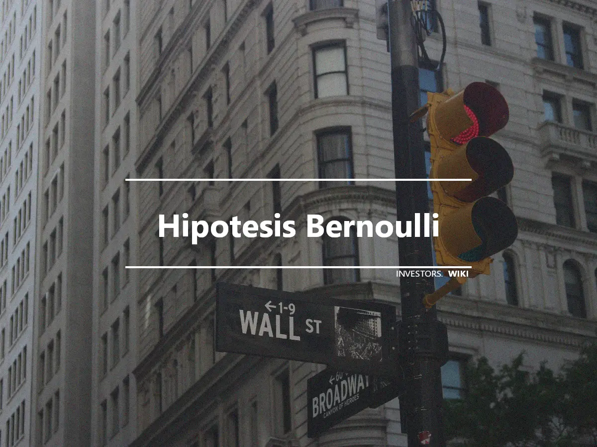 Hipotesis Bernoulli