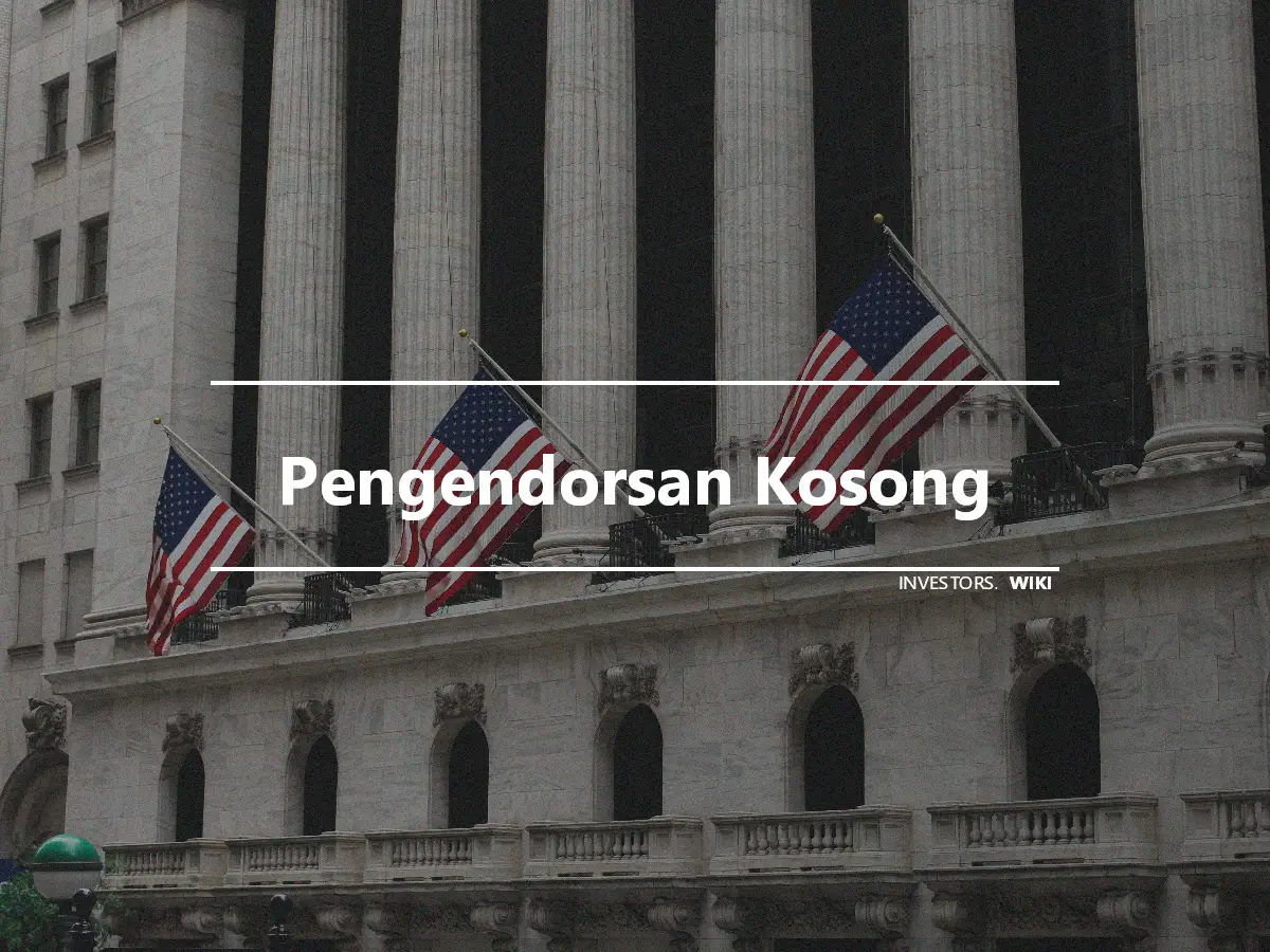 Pengendorsan Kosong