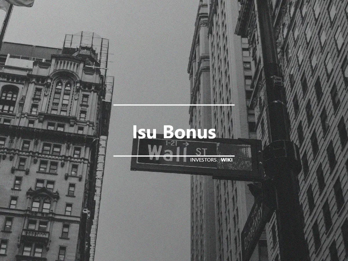 Isu Bonus