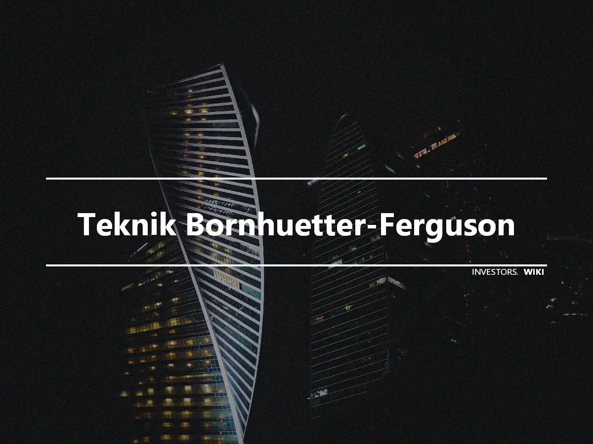 Teknik Bornhuetter-Ferguson