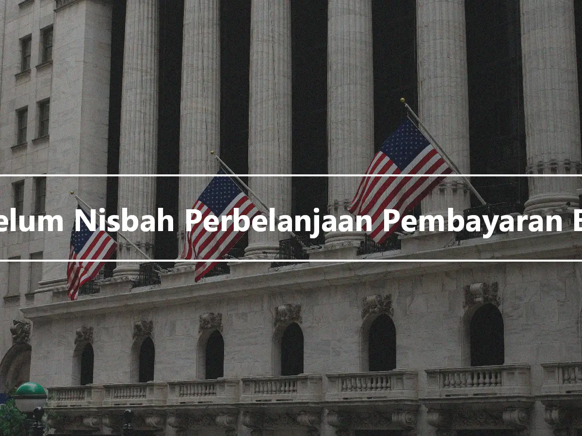 Sebelum Nisbah Perbelanjaan Pembayaran Balik