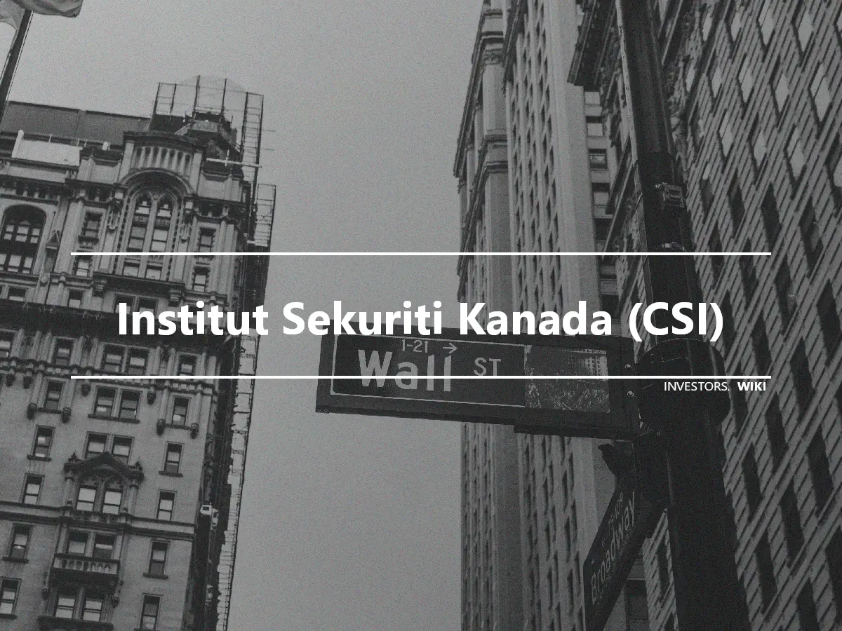 Institut Sekuriti Kanada (CSI)