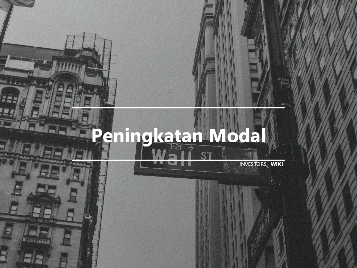 Peningkatan Modal