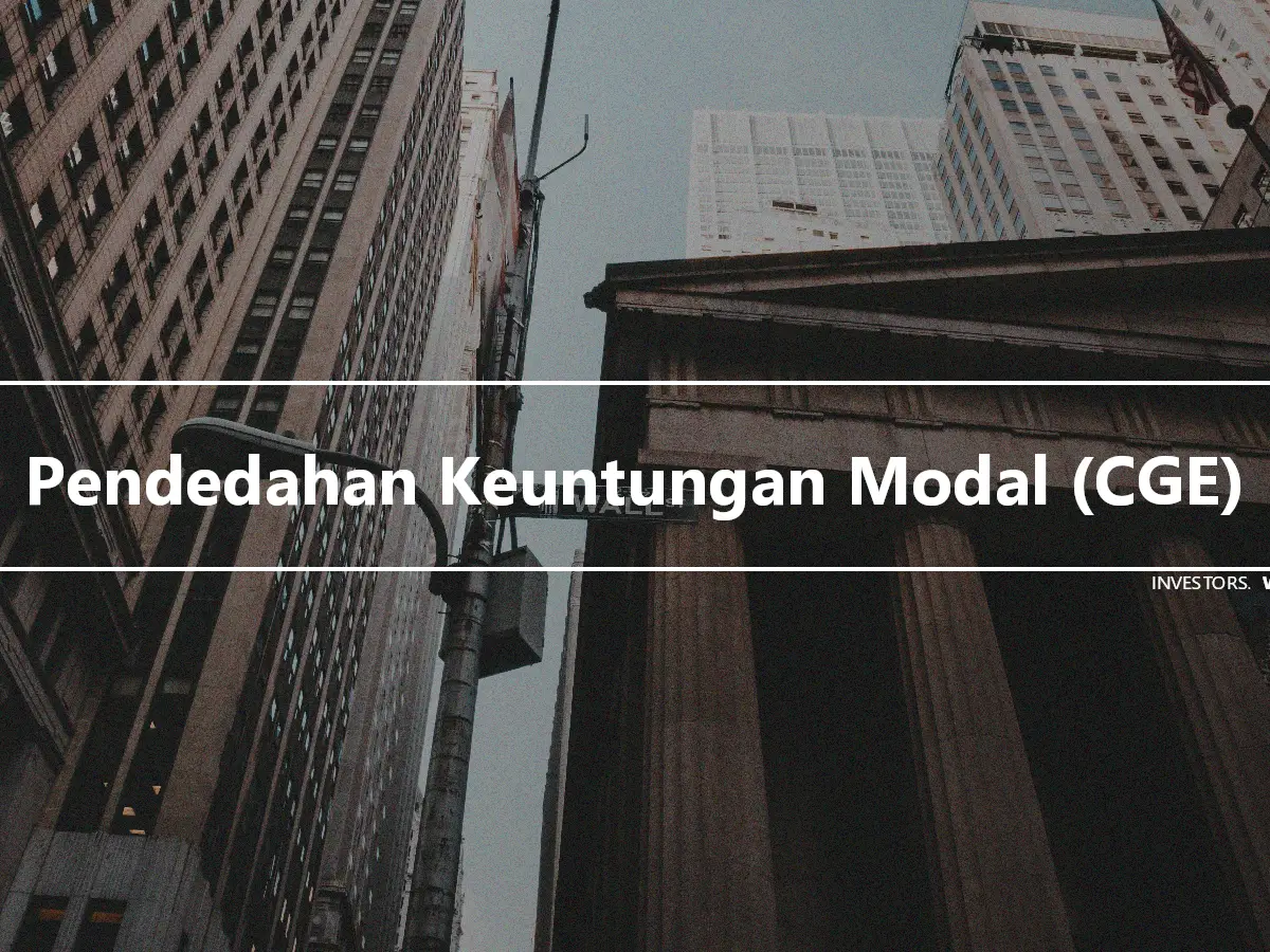 Pendedahan Keuntungan Modal (CGE)