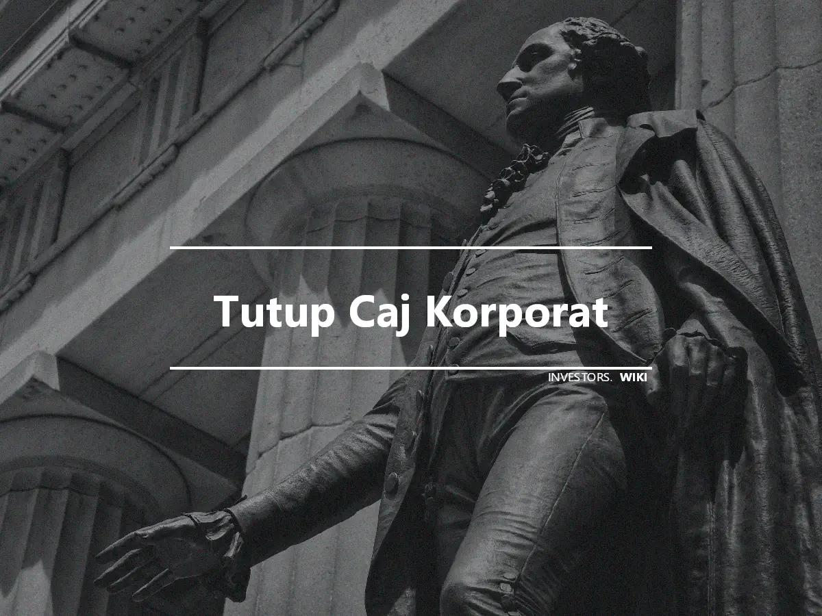 Tutup Caj Korporat