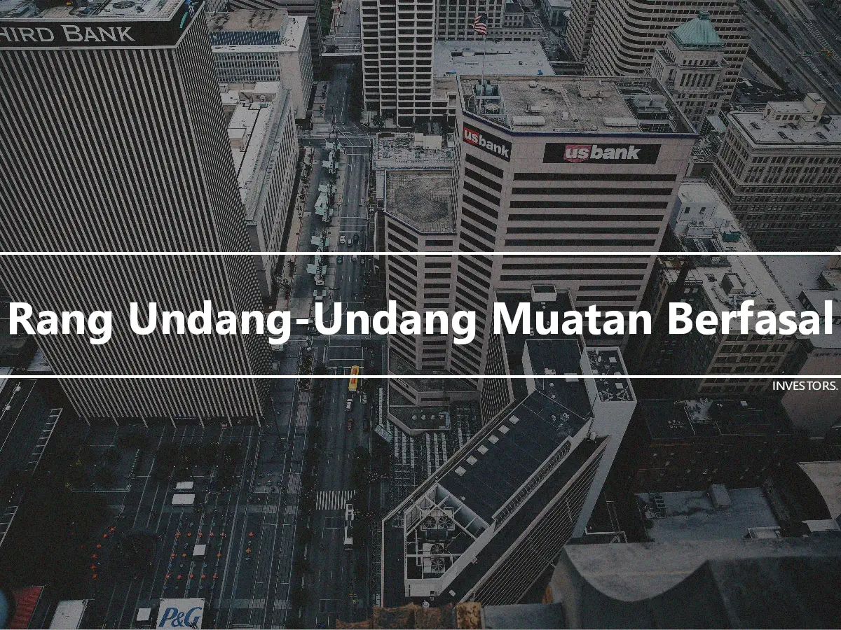 Rang Undang-Undang Muatan Berfasal