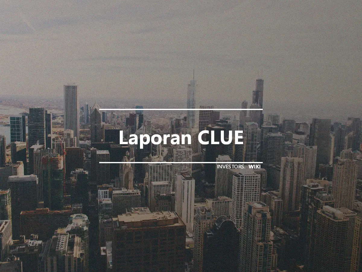 Laporan CLUE