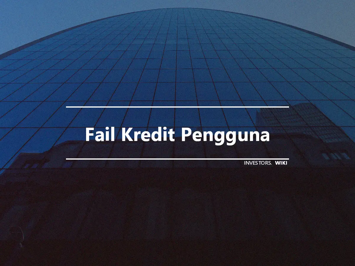 Fail Kredit Pengguna