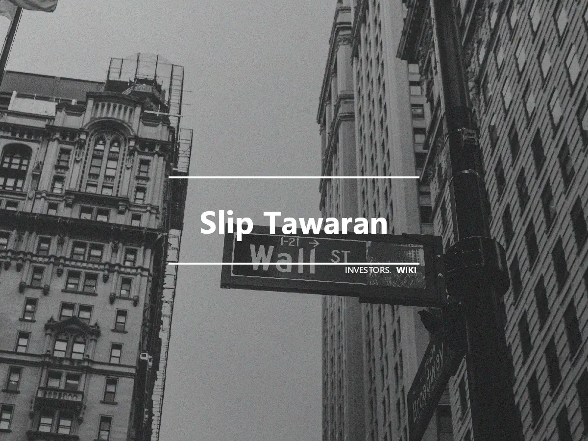 Slip Tawaran