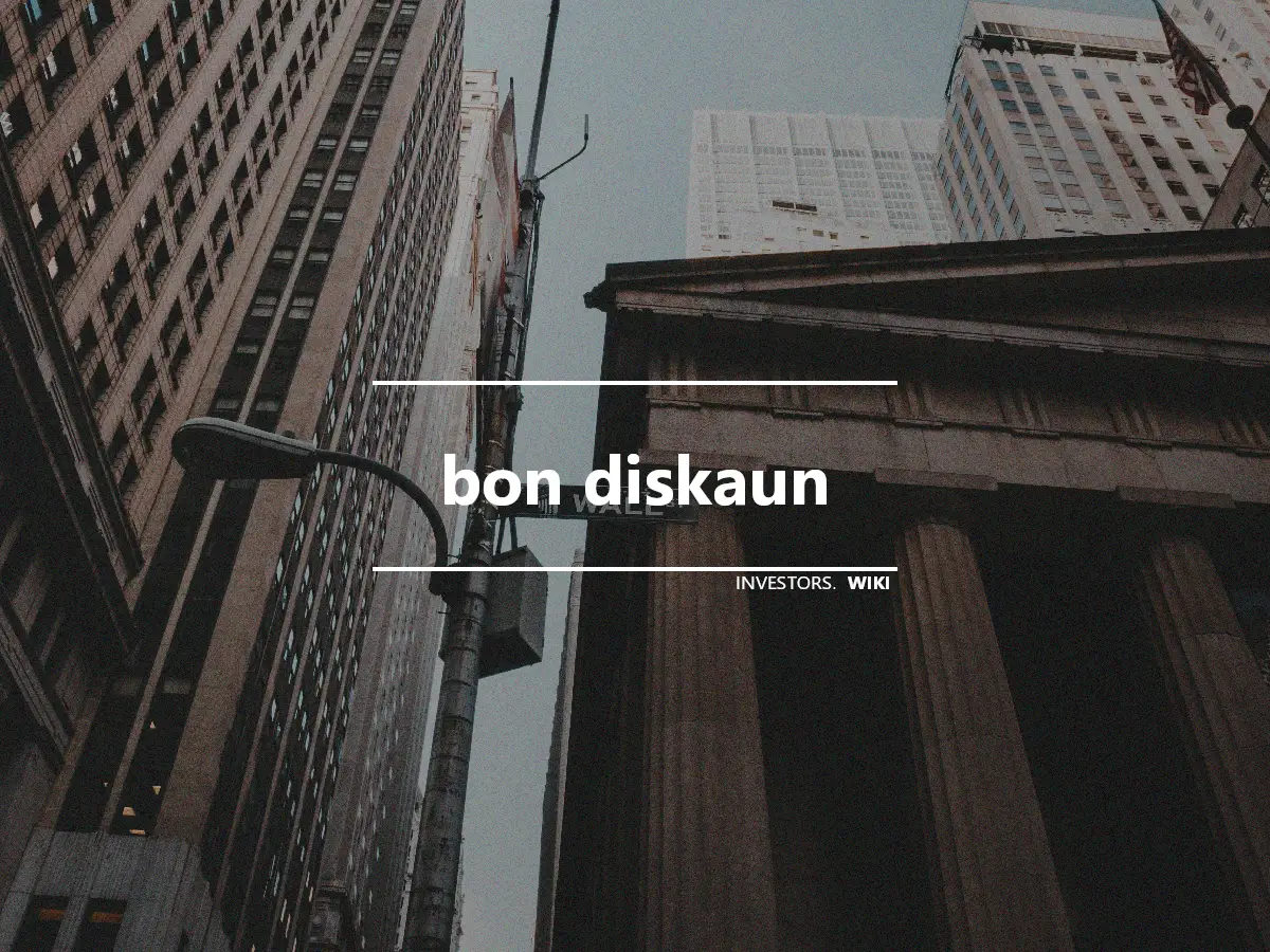 bon diskaun