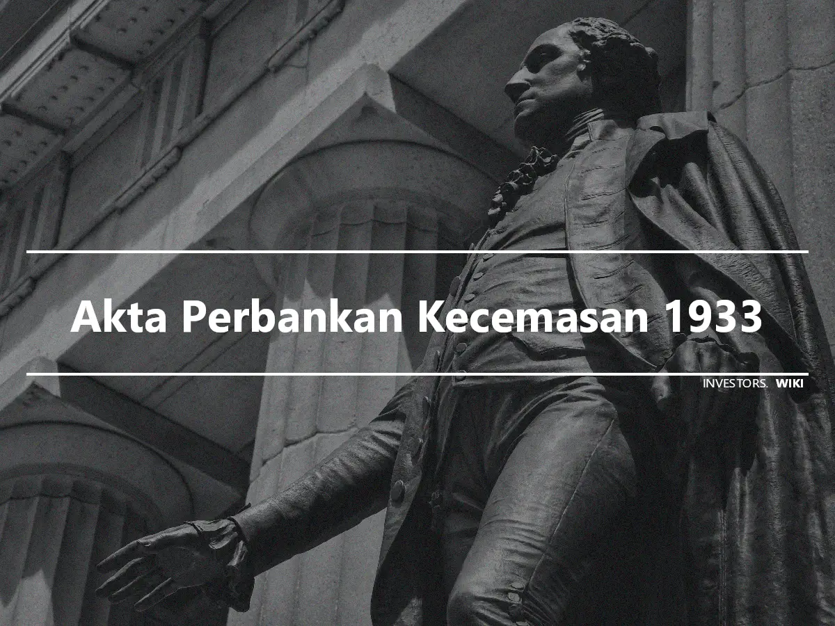 Akta Perbankan Kecemasan 1933