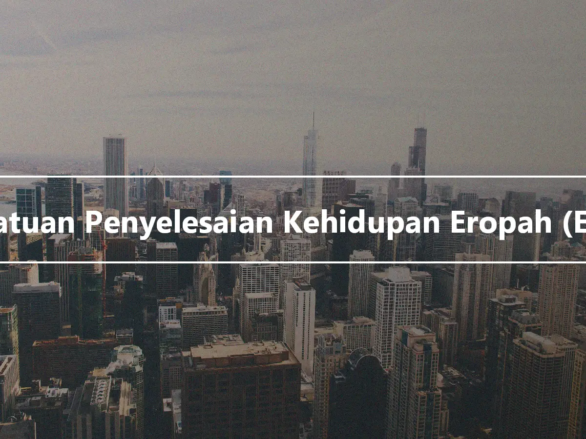 Persatuan Penyelesaian Kehidupan Eropah (ELSA)