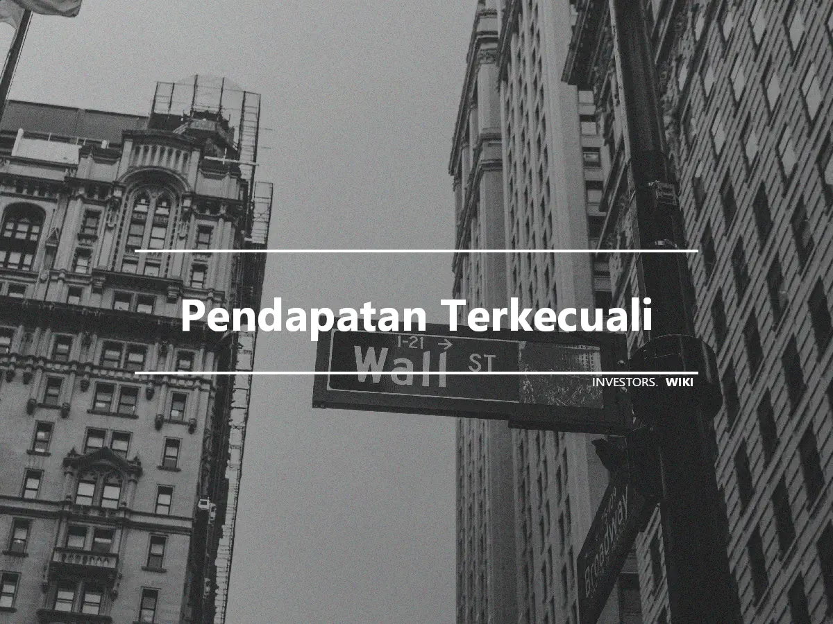 Pendapatan Terkecuali