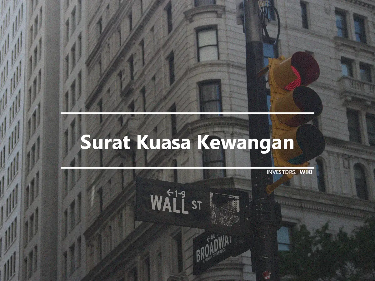 Surat Kuasa Kewangan