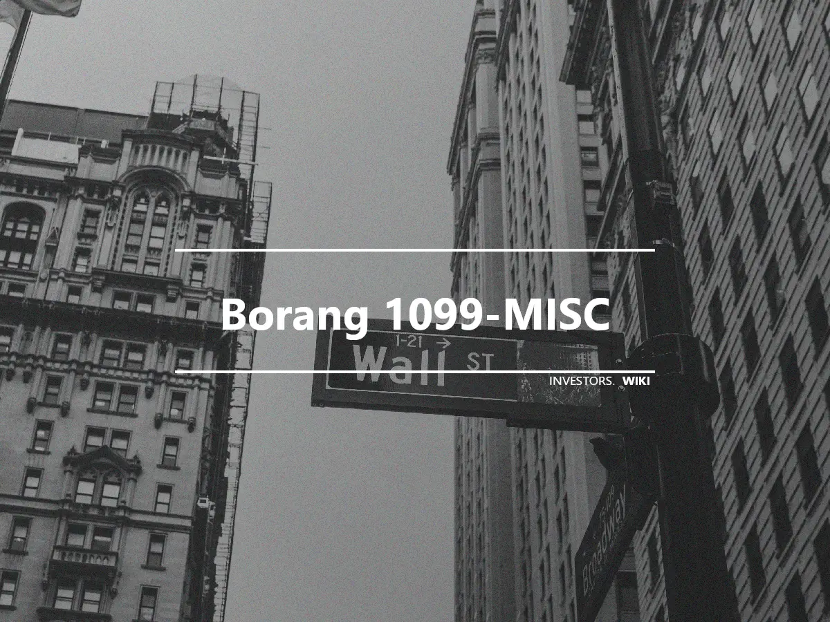 Borang 1099-MISC