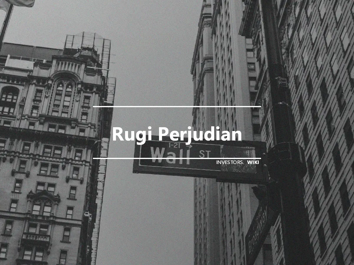 Rugi Perjudian