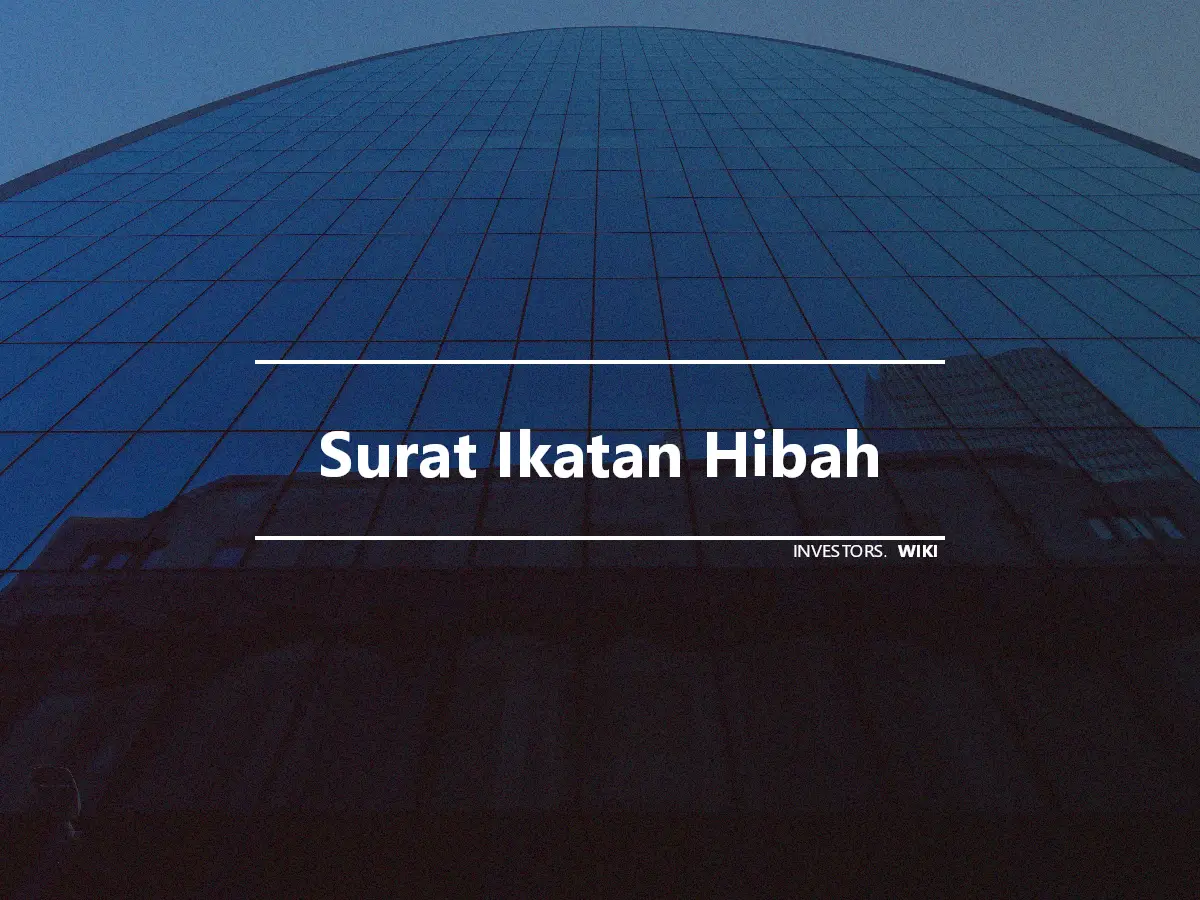 Surat Ikatan Hibah