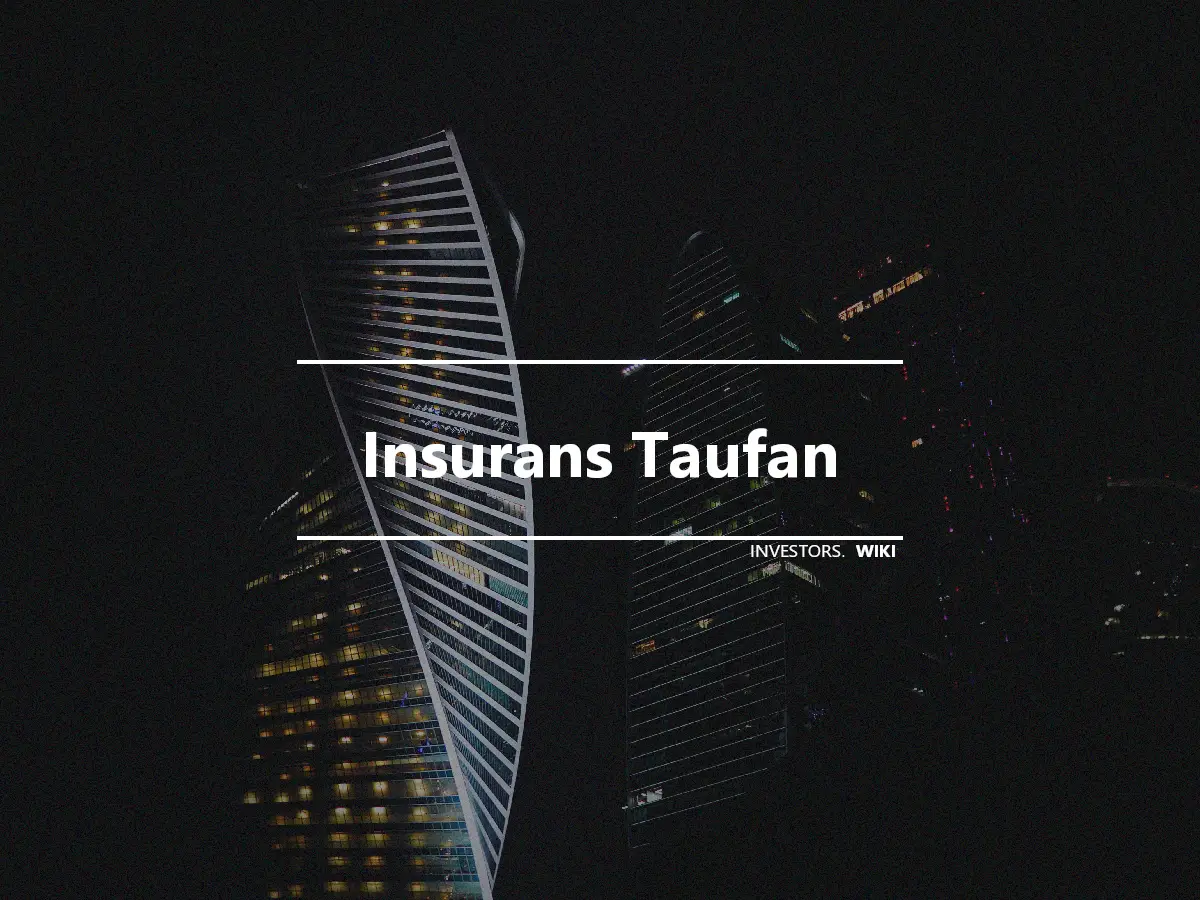 Insurans Taufan