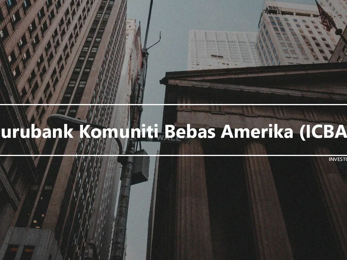 Jurubank Komuniti Bebas Amerika (ICBA)