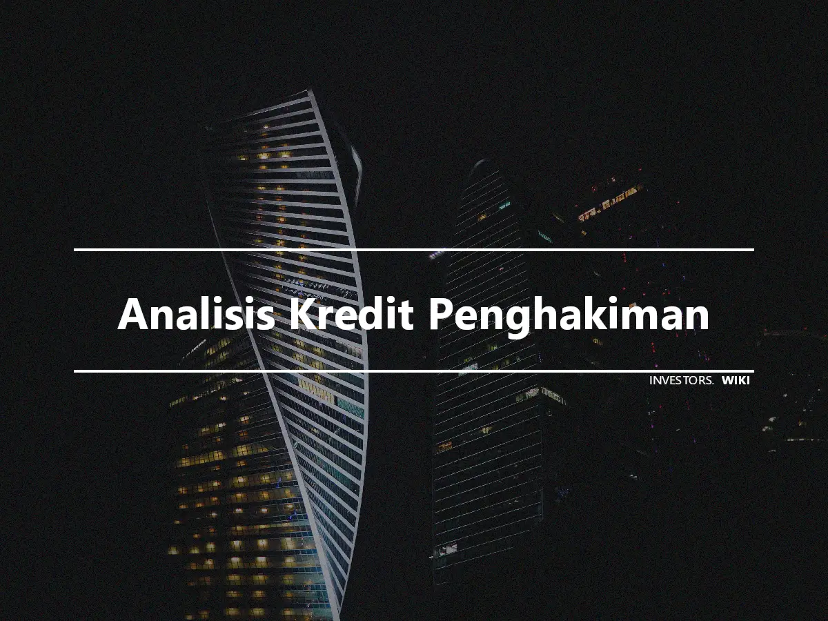 Analisis Kredit Penghakiman