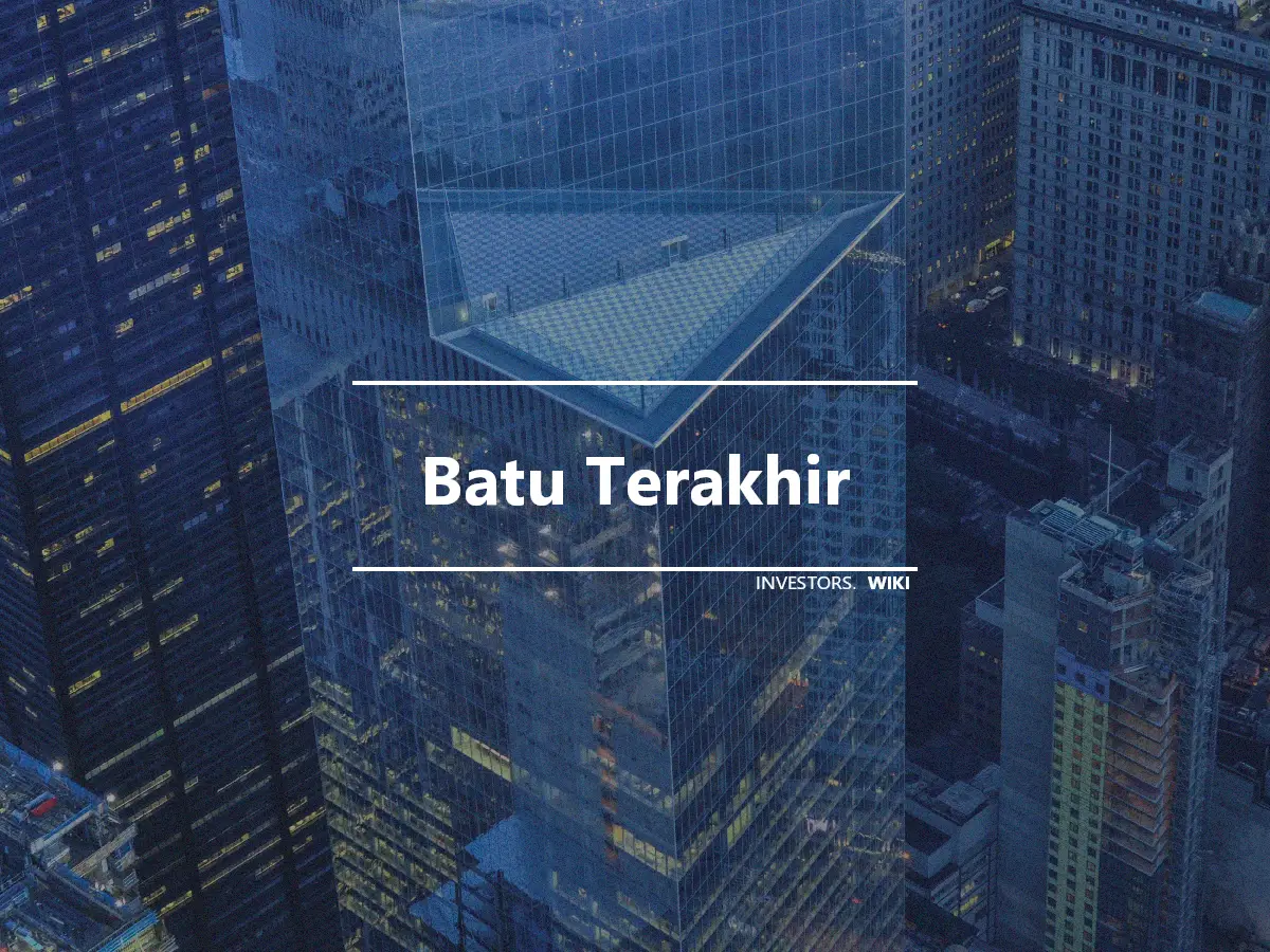 Batu Terakhir